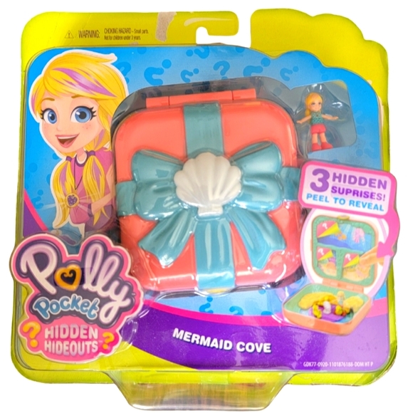 Polly Pocket MERMAID COVE Hidden Hideouts 2018 #PP2 - Picture 1 of 8